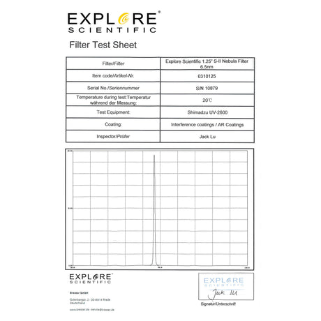 Nebula Filter S-II 1.25-inch 6.5nm