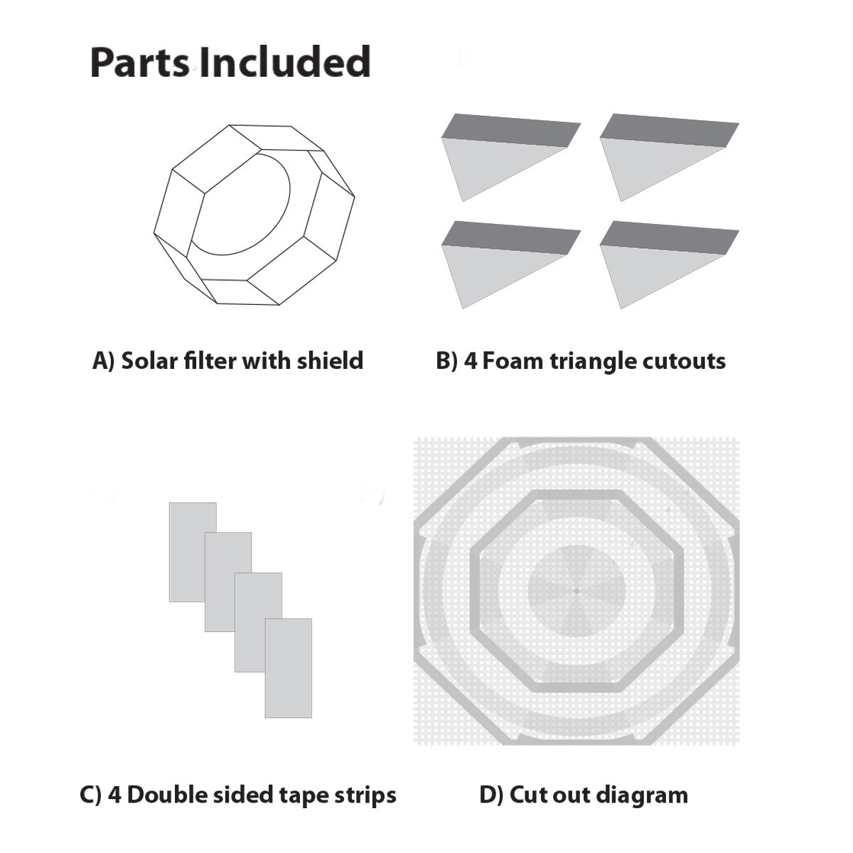 Sun Catcher Variable Large Aperture Solar Filter