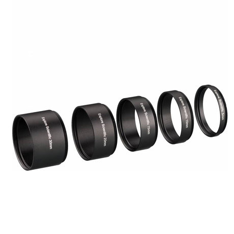 Explore Scientific Extension Ring Set M48x0.75 - 5 pieces (30, 20, 15, 10 and 5 mm)