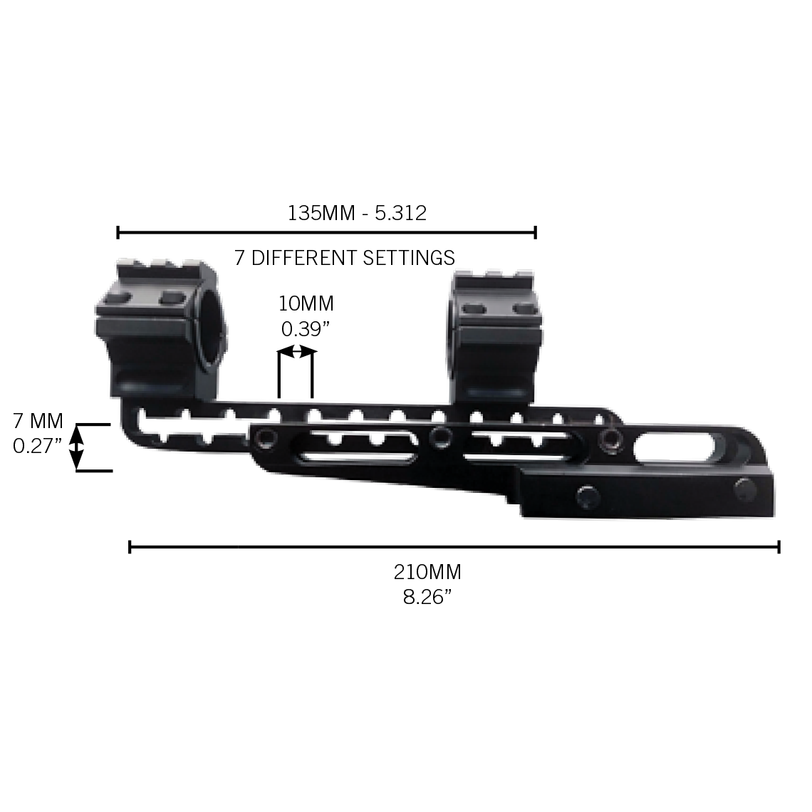 Konus Optics Cantilever Mount - 7219