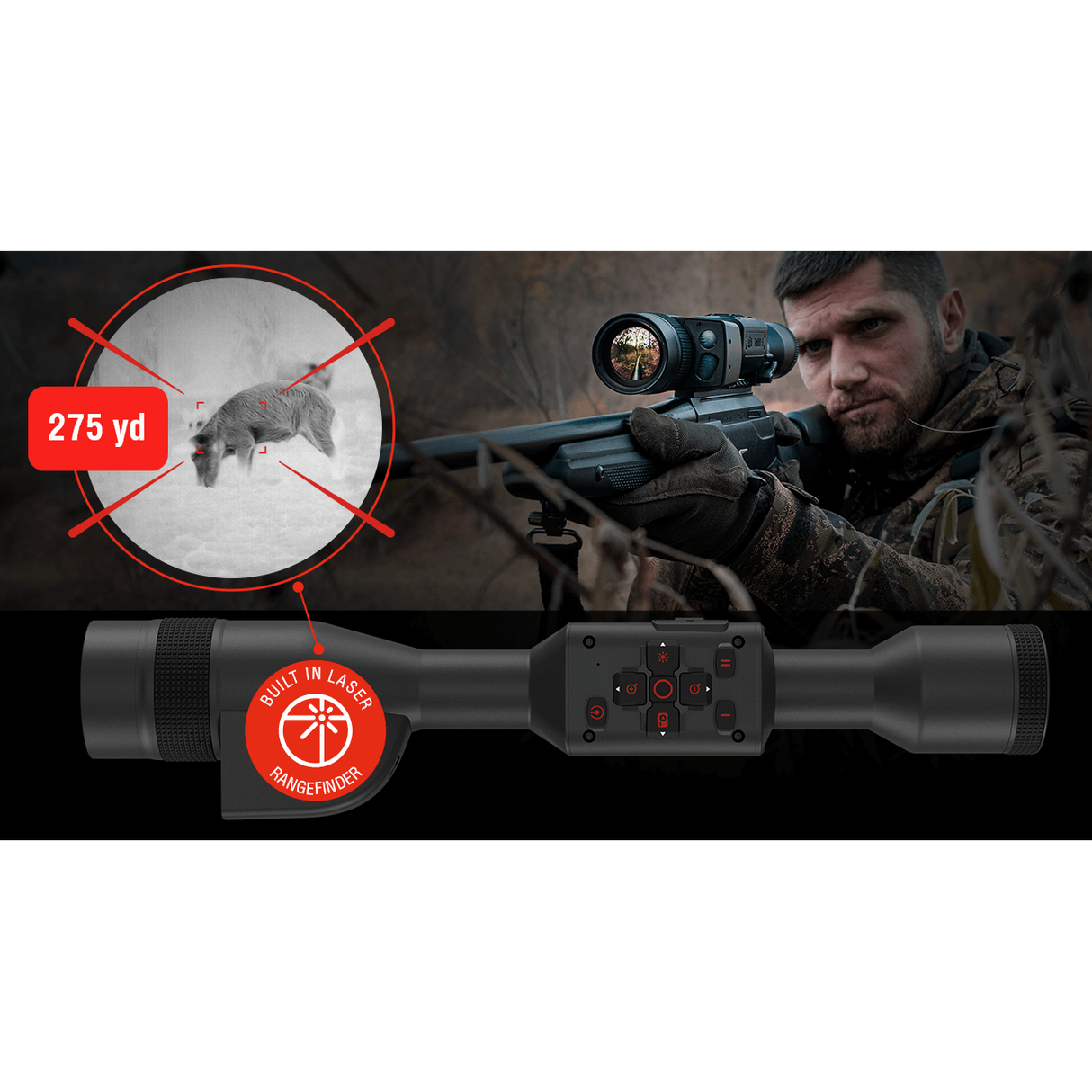 ATN THOR 5 320 4-16x Smart HD Thermal Rifle Scope